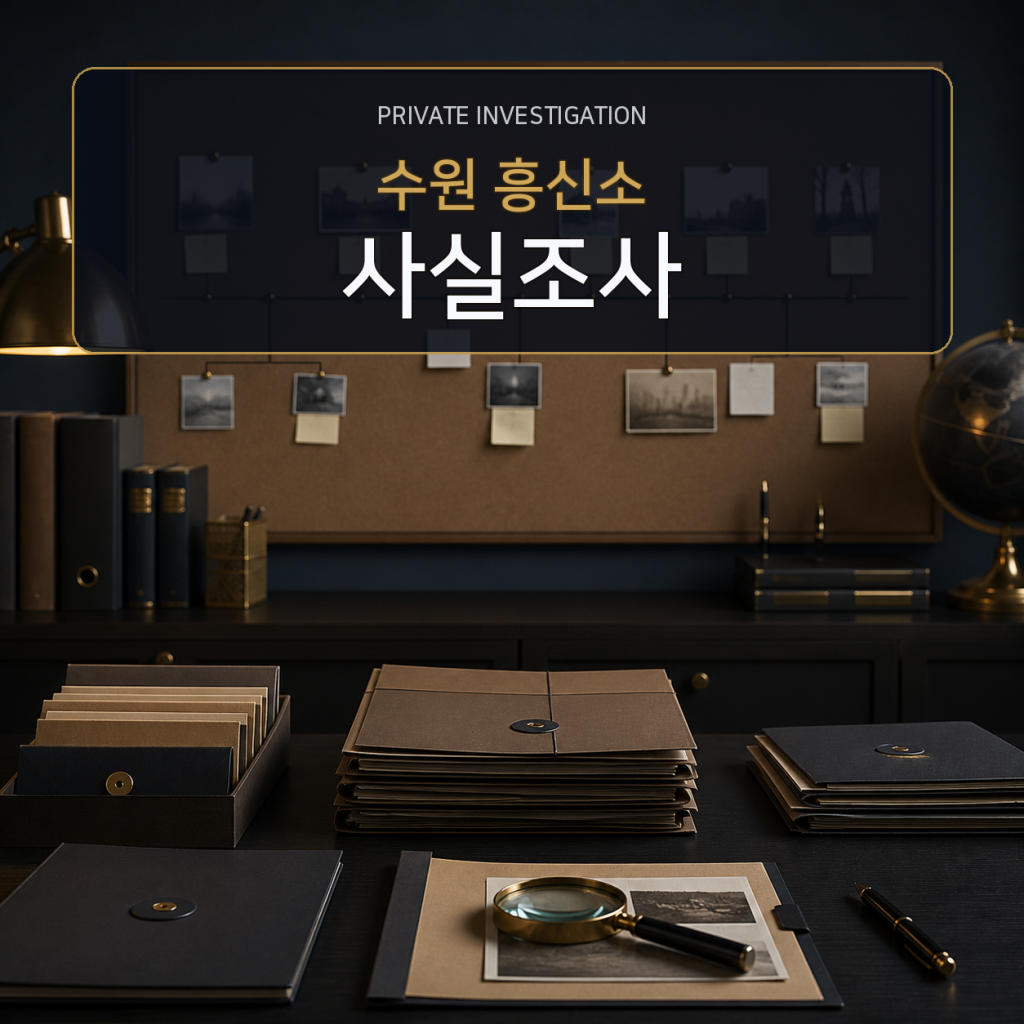 수원 사실관계 조사 전문 흥신소