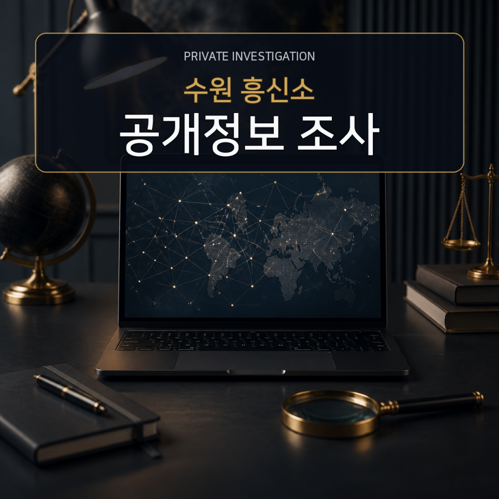 수원 디지털 공개정보 조사 전문 흥신소