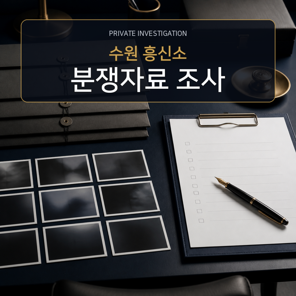 수원 분쟁자료 조사 전문 흥신소